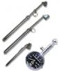 Dual Long Tire Pressure Gauge, 160lb psi