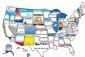 Removable State Stickers Kit