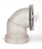 Bayonet Hose Clear View Adapter, 45 Deg.